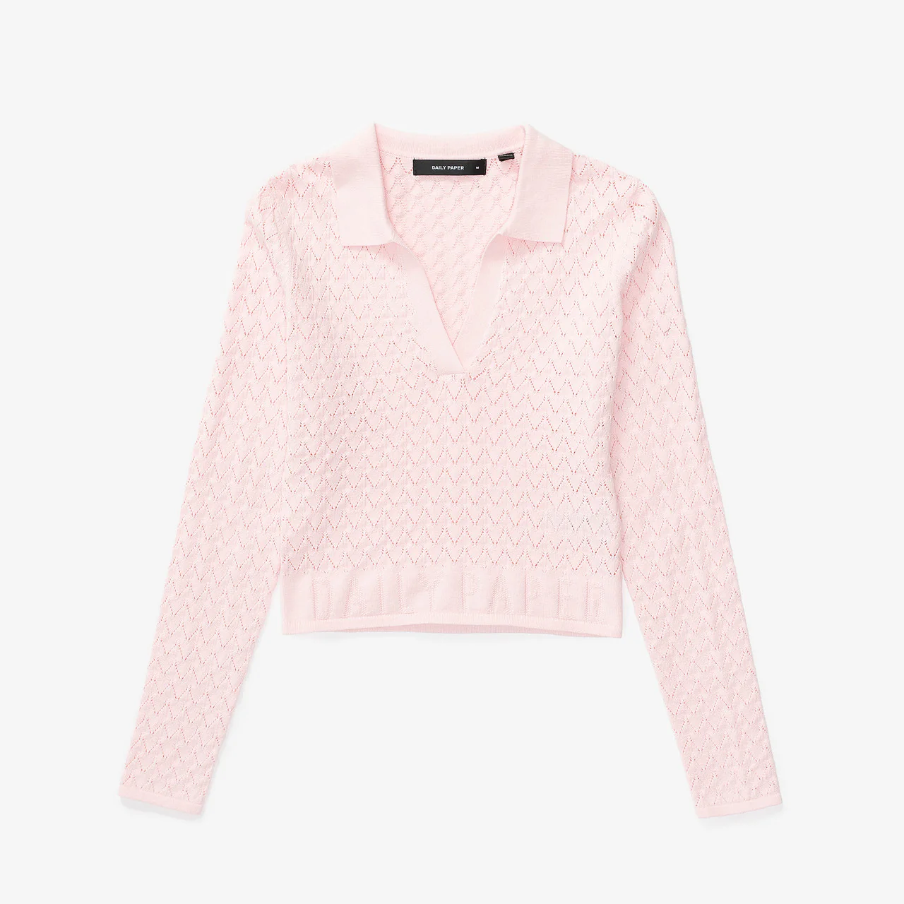Wmns Ada Knit Long Sleeve Polo