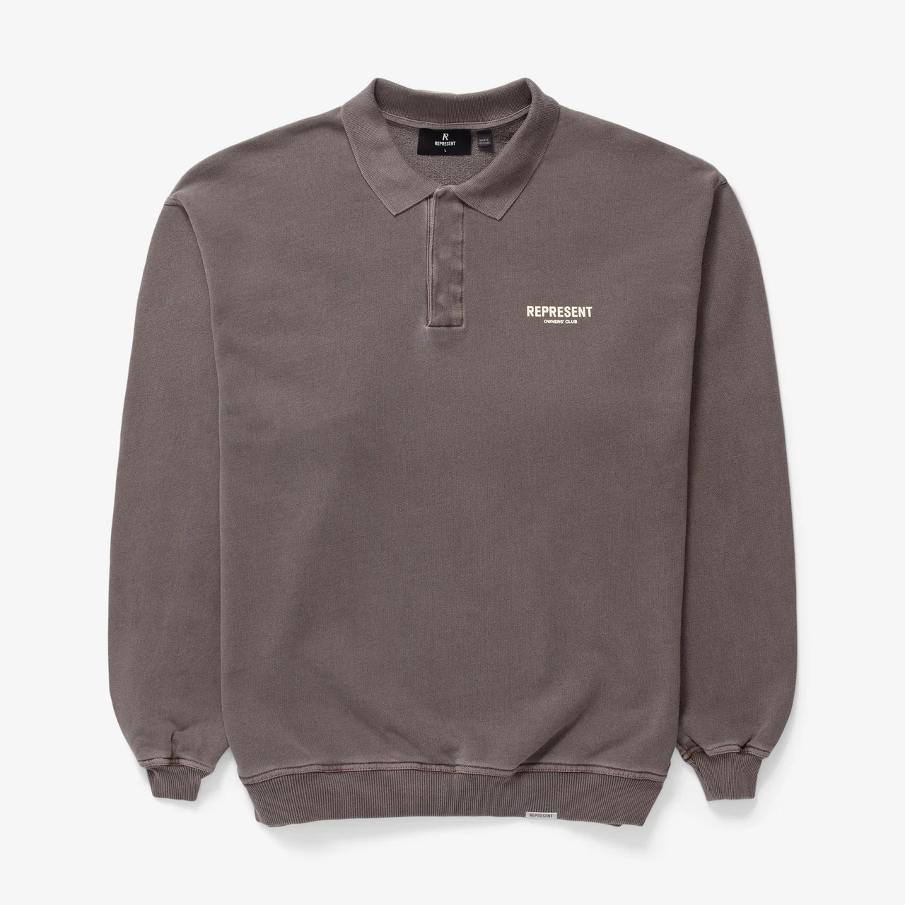 Represent Owners Club Long Sleeve Polo Sweat