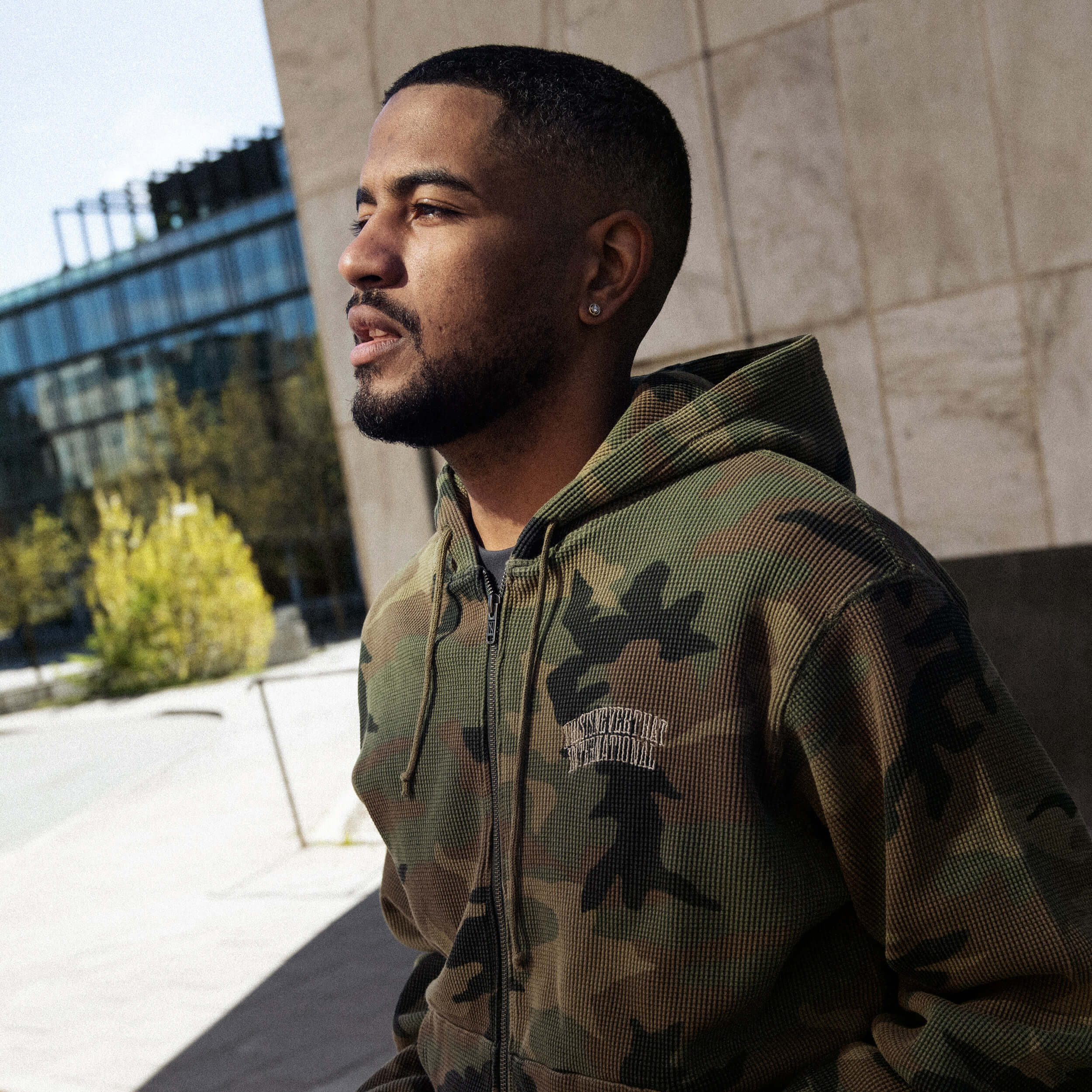 Camouflage Thermal Zip Up Hoodie - Image 4